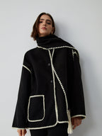 Laura | Chaqueta con Bufanda