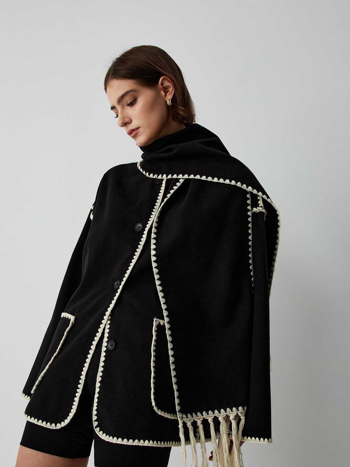 Laura | Chaqueta con Bufanda