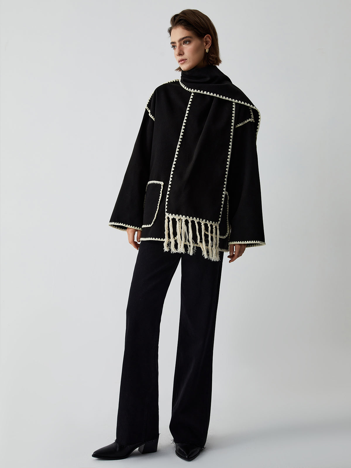 Laura | Chaqueta con Bufanda