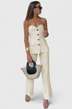 Paesha | Conjunto de Pierna Ancha