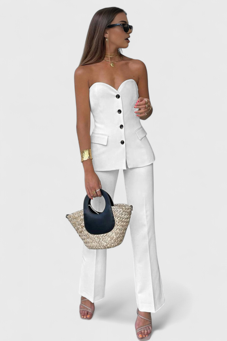 Paesha | Conjunto de Pierna Ancha