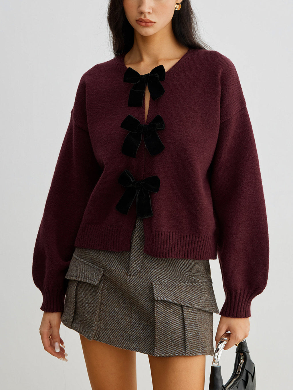 Selena | Jersey con Lazo de Terciopelo