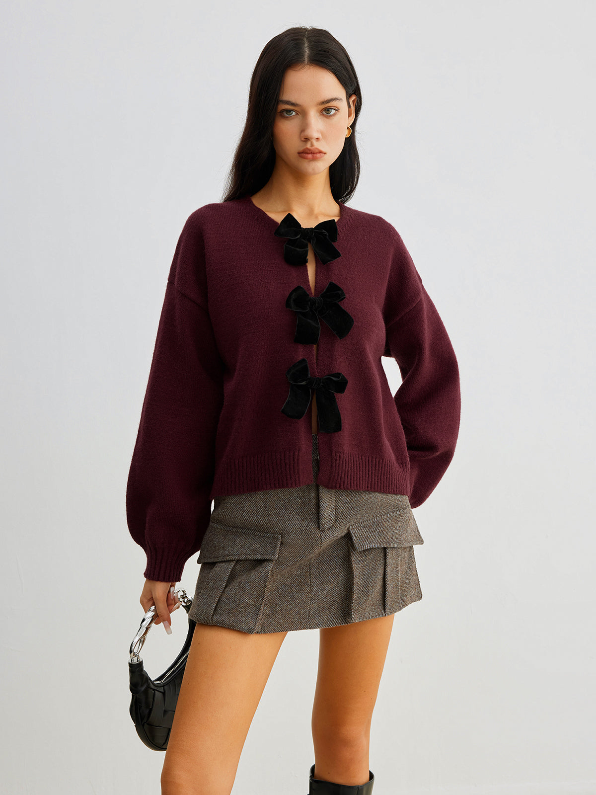 Selena | Jersey con Lazo de Terciopelo