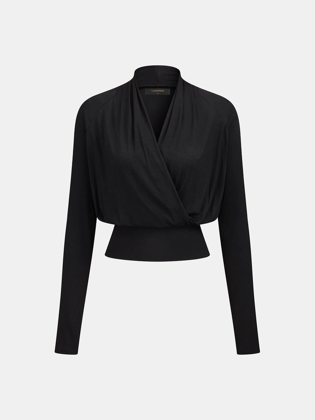 Cruzado Cross Manga Larga Crop Top