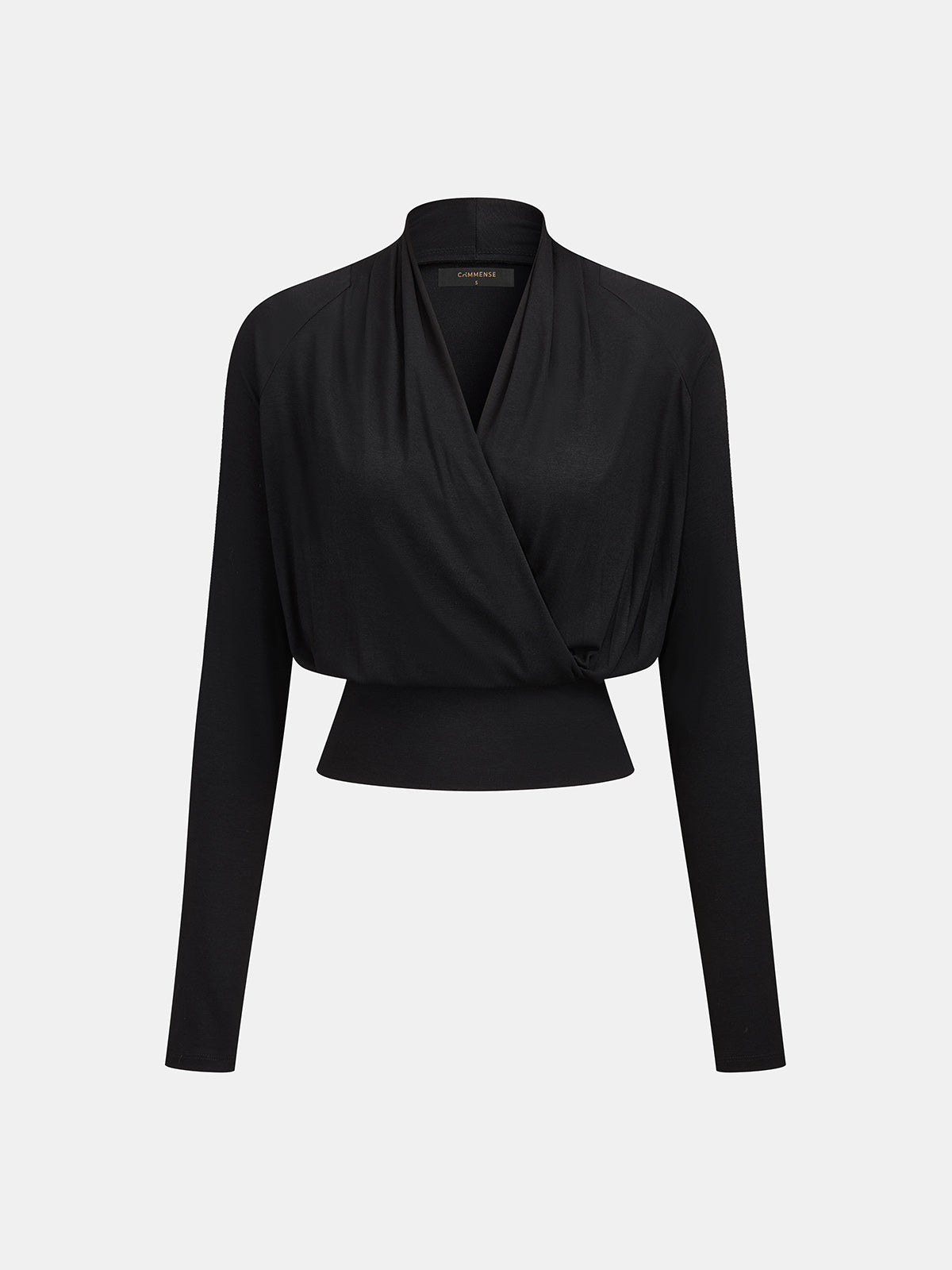 Cruzado Cross Manga Larga Crop Top