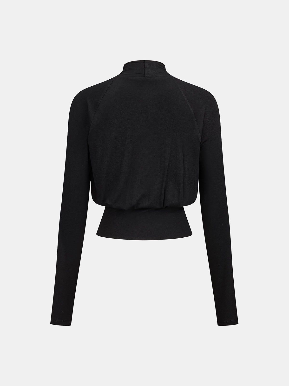 Cruzado Cross Manga Larga Crop Top