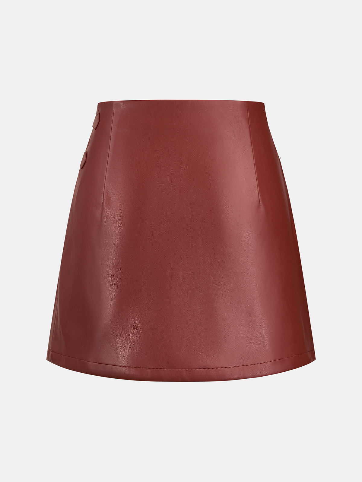 Estribo Decor Plisado Efecto Piel mini Falda