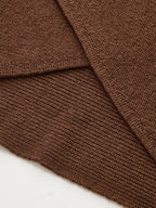 Asimétrico Crossed Crop Punto jersey