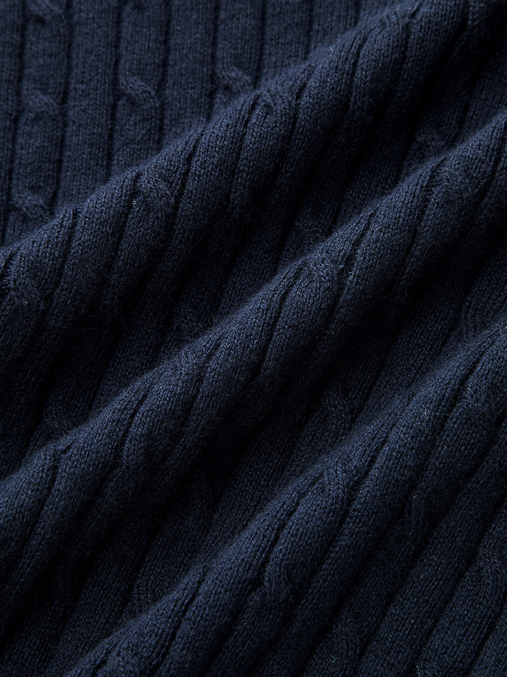 Rayas ribete Cable-Punto Polo jersey