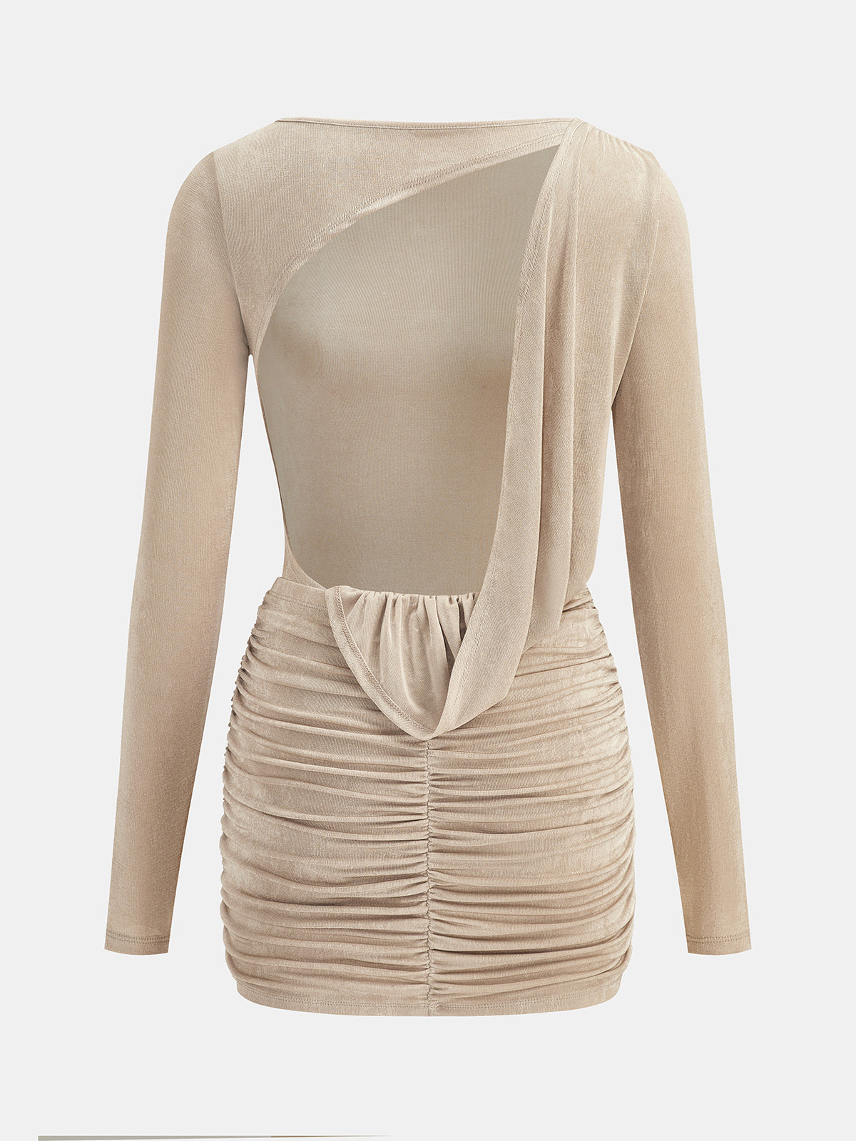 Espalda Cut-Out Body & Fruncido mini Falda Set