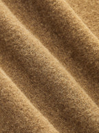 Contraste-ribete Knotted Poncho