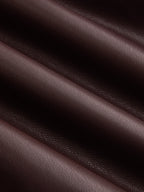 Faux-Leather Seamed Barrel Leg Pantalón