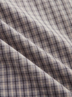 Ribete en Contraste Cuadros Oversize Camisa
