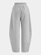 Elastic Crossover cintura Barrel Sweatpants
