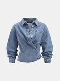 Dos-Way Wear Denim Camisa