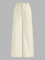 Raw Tint Pierna Ancha Jeans