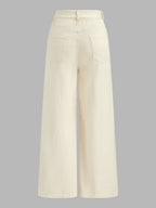 Raw Tint Pierna Ancha Jeans