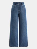 Slit bajo Classic Pierna Ancha Jeans