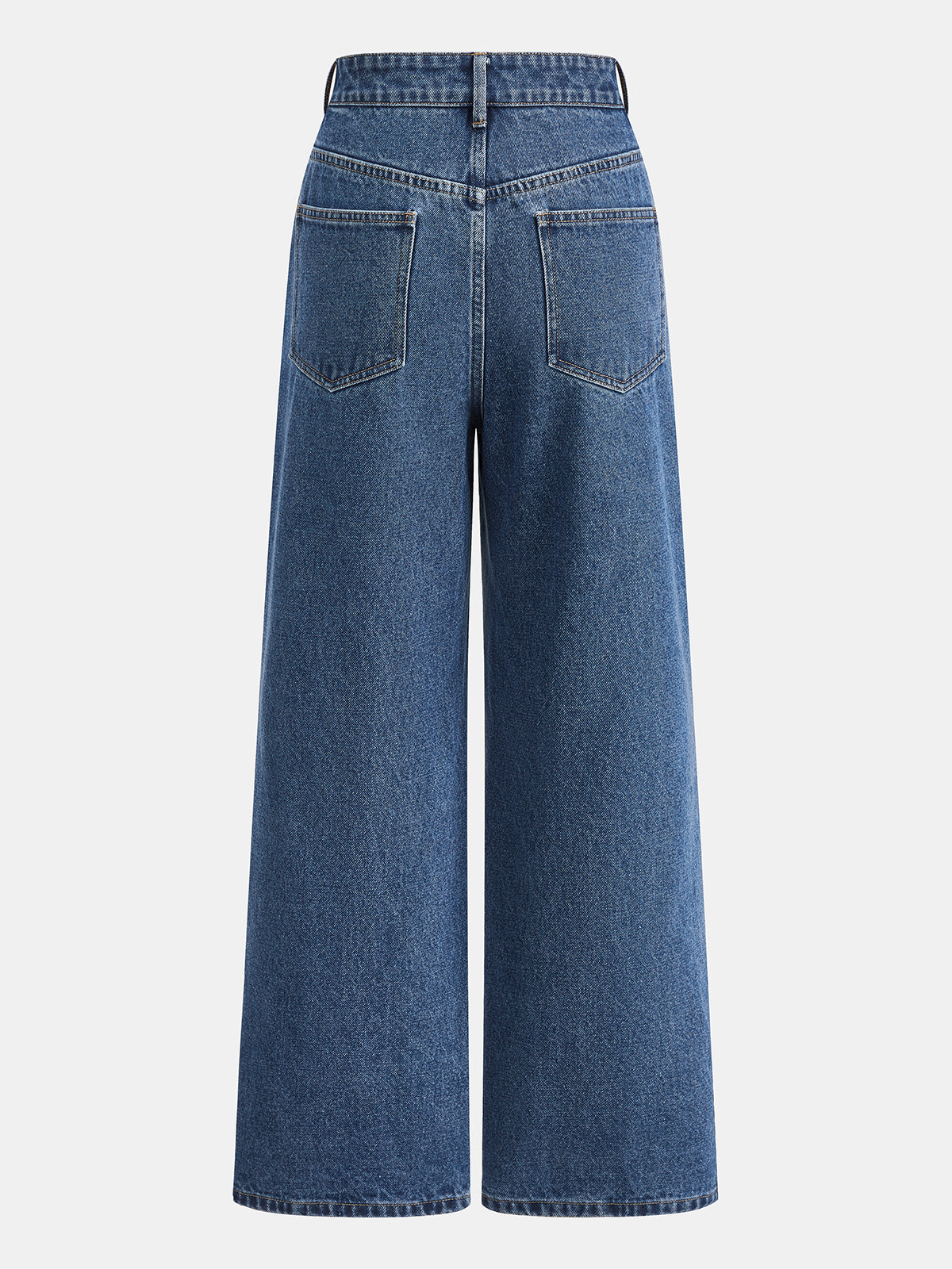 Slit bajo Classic Pierna Ancha Jeans
