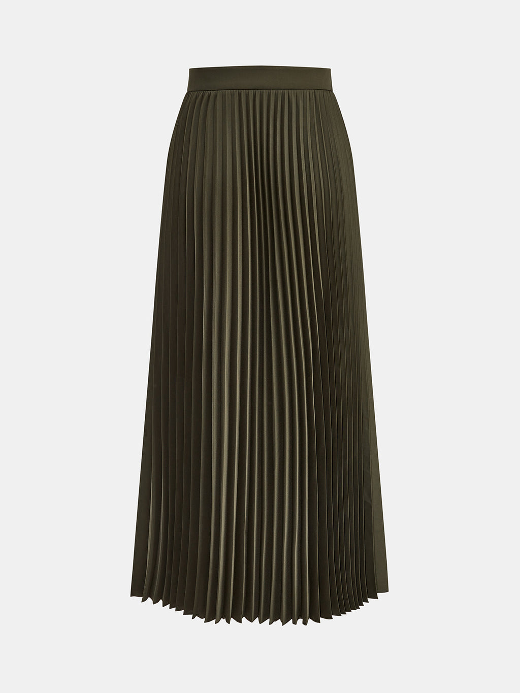 Botones Metálicos Chaleco Plisado midi Falda Set
