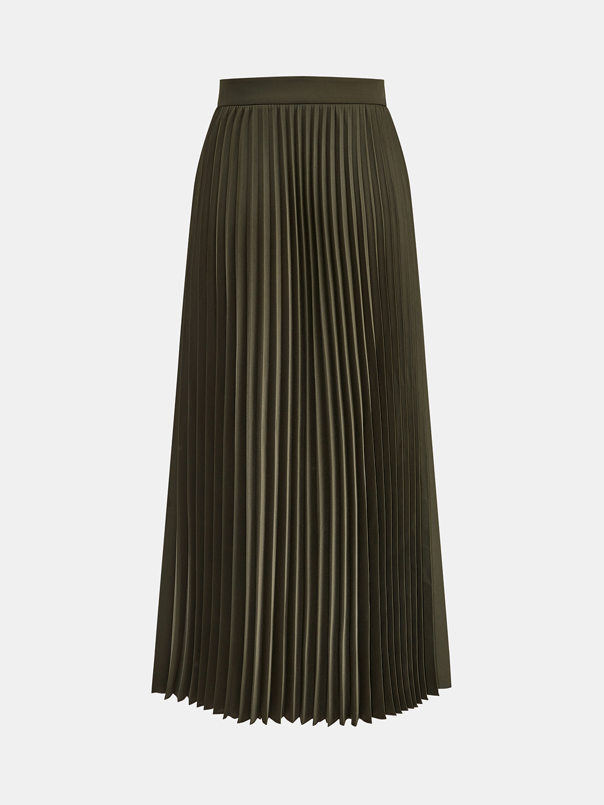 Botones Metálicos Chaleco Plisado midi Falda Set