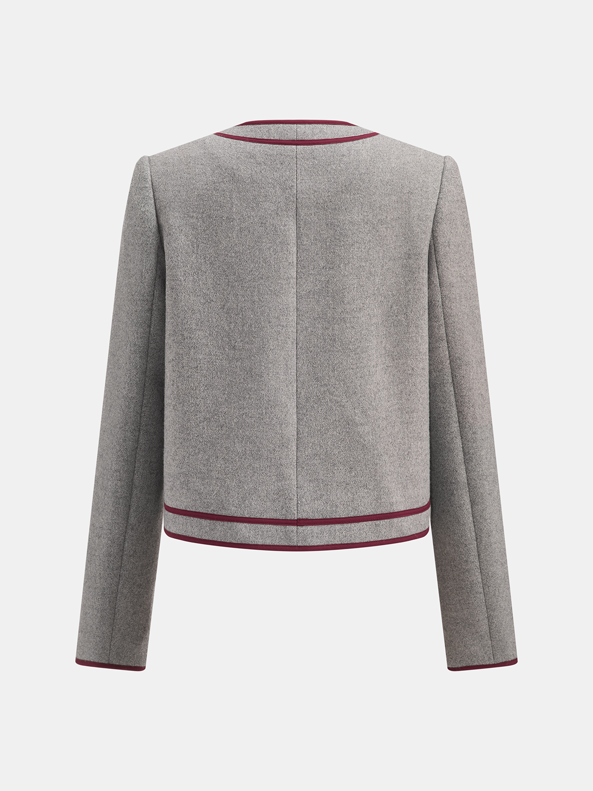 Chaqueta Bicolor sin Cuello