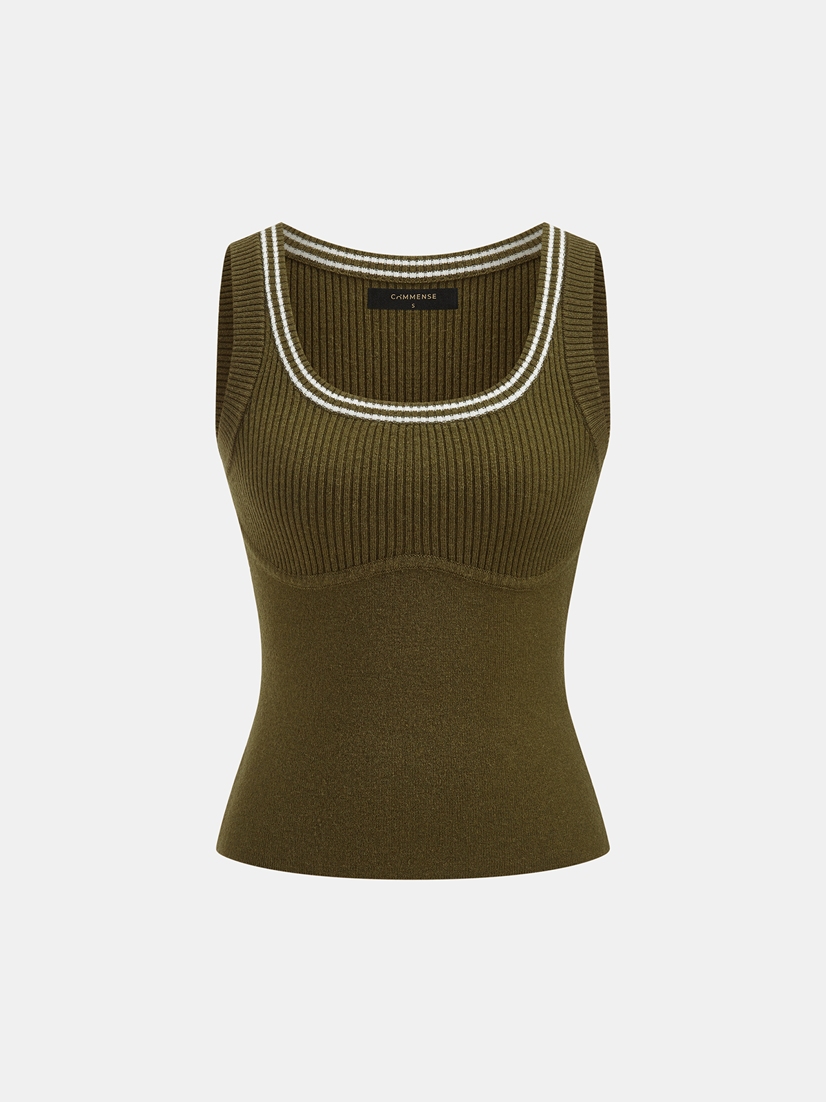 Mezcla de Lana Shrug & Tank Top Dos Piezas Set