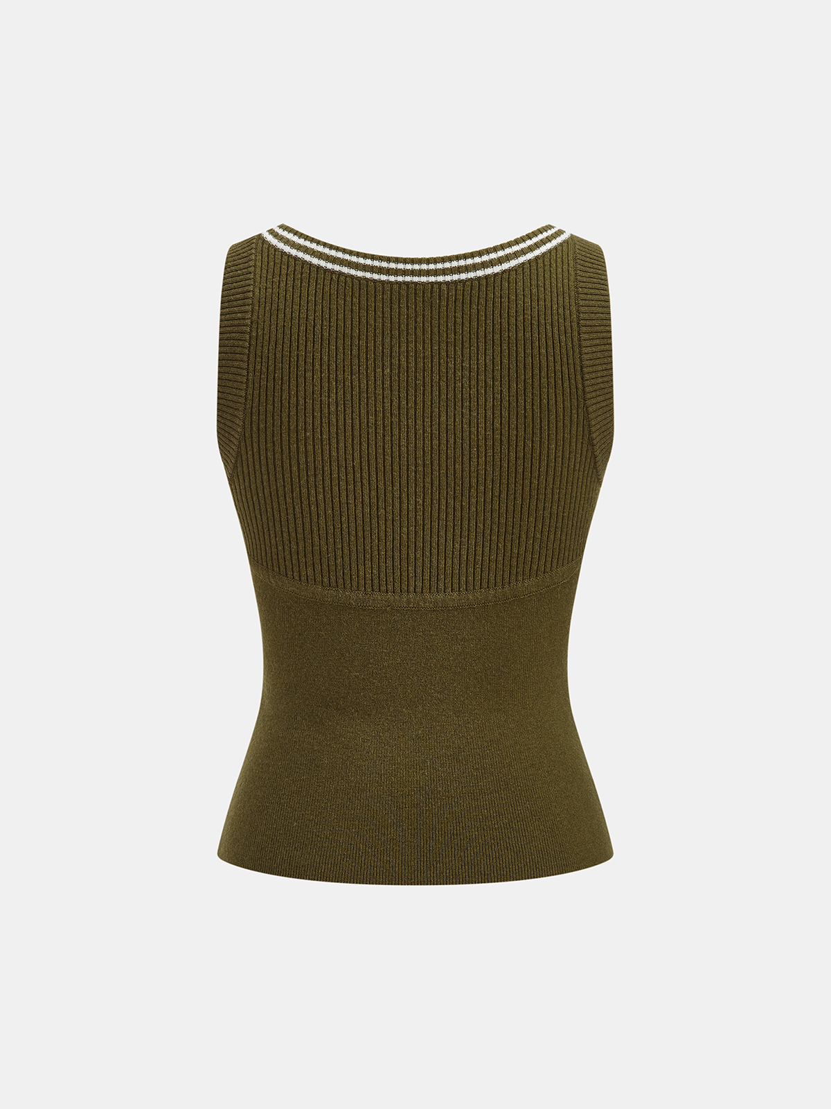 Mezcla de Lana Shrug & Tank Top Dos Piezas Set