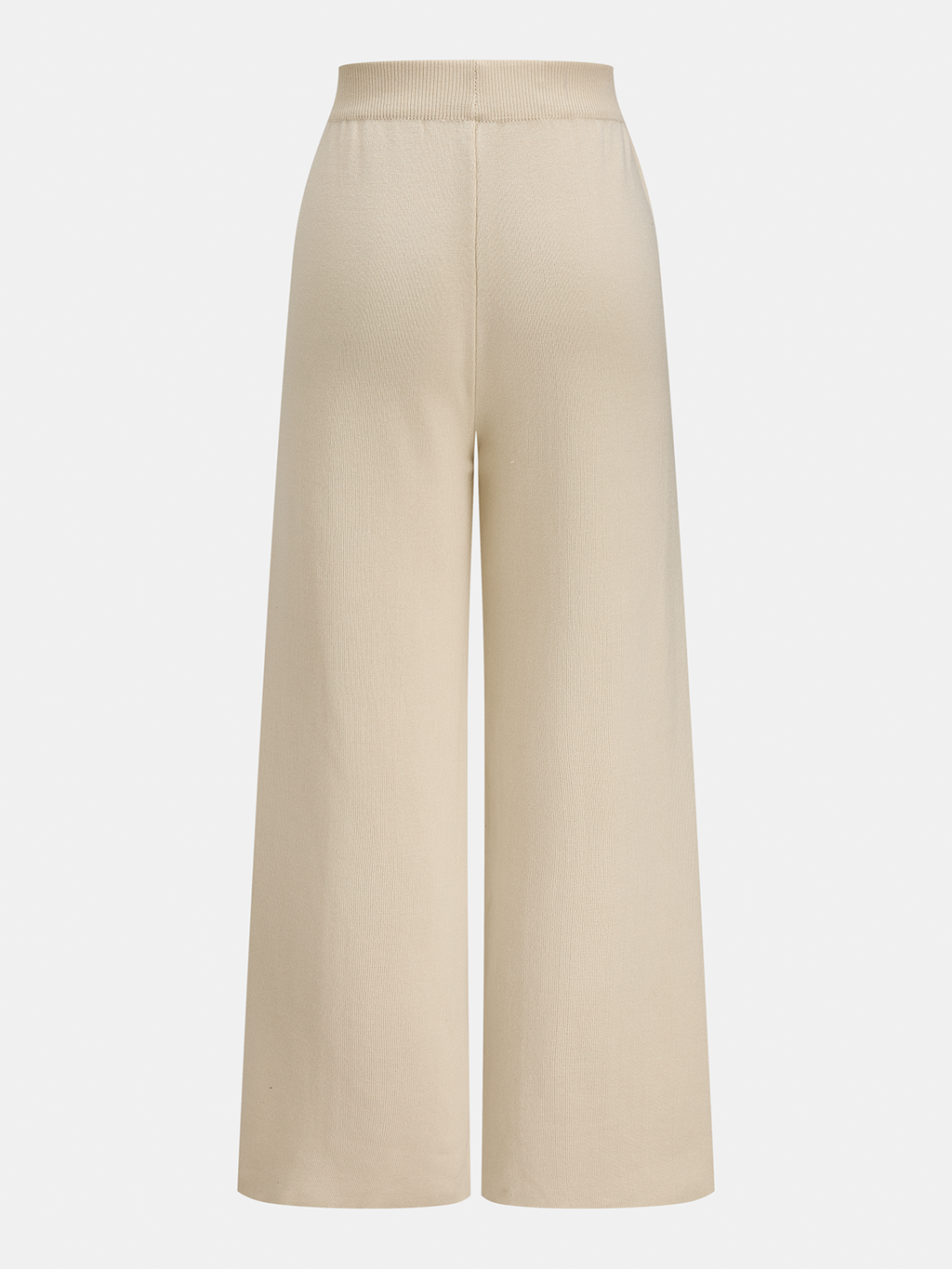 Punto Long Cárdigan Cuello Alto Top & Pantalón Three-pieza Set