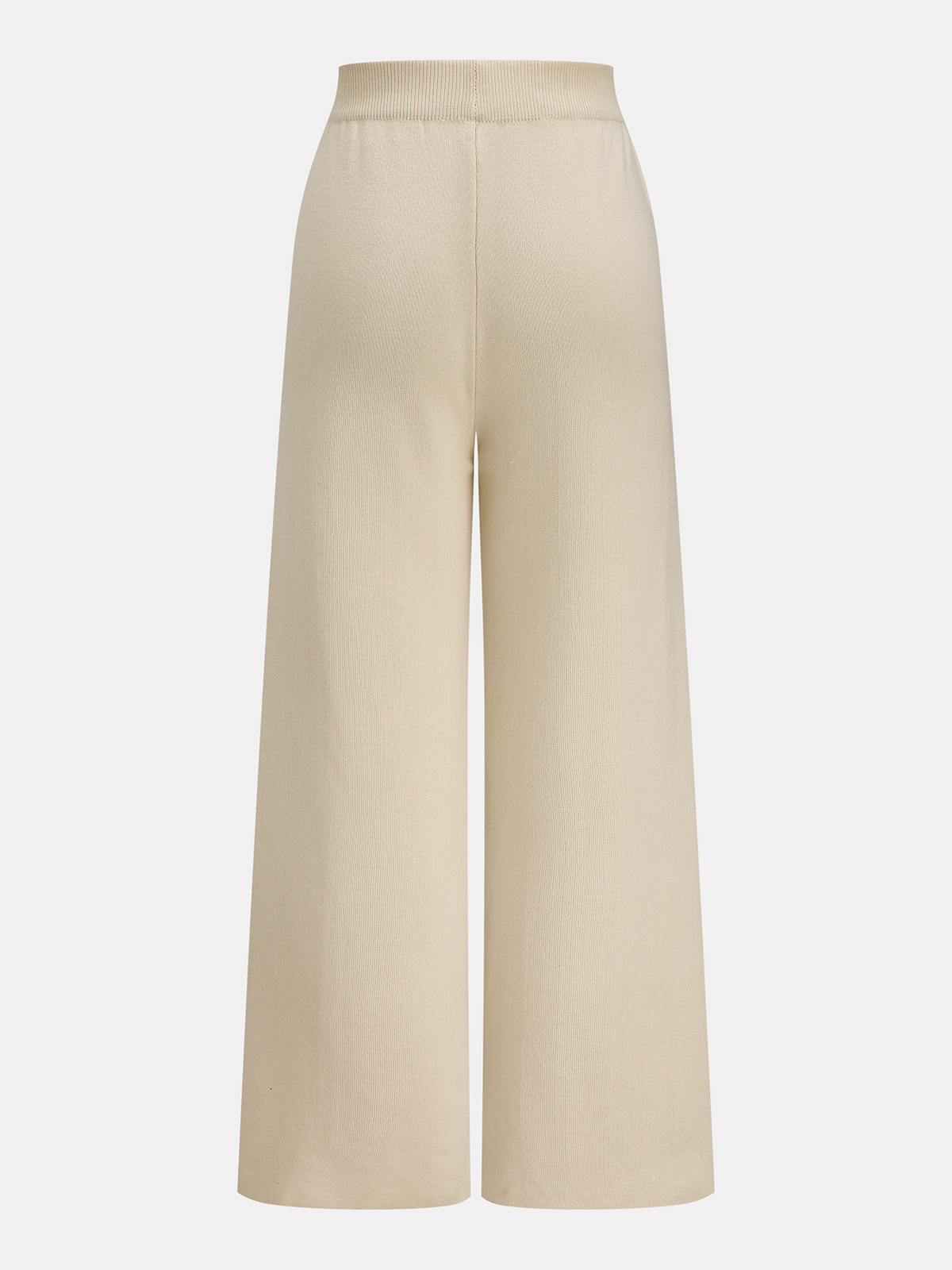Punto Long Cárdigan Cuello Alto Top & Pantalón Three-pieza Set
