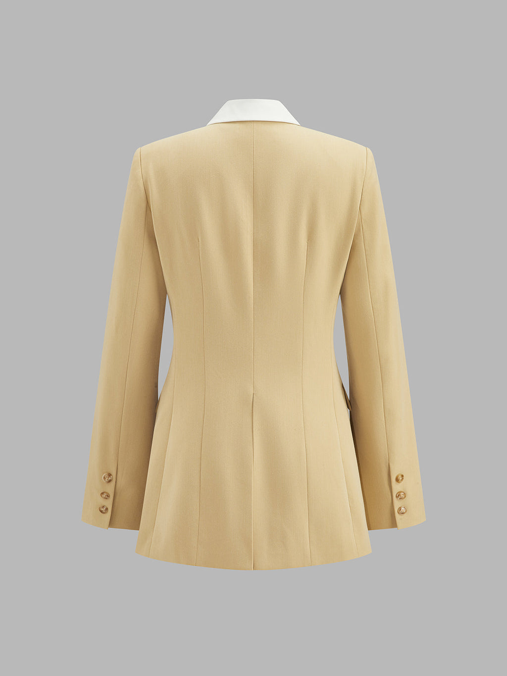 Contraste Lapel Tailored Blazer