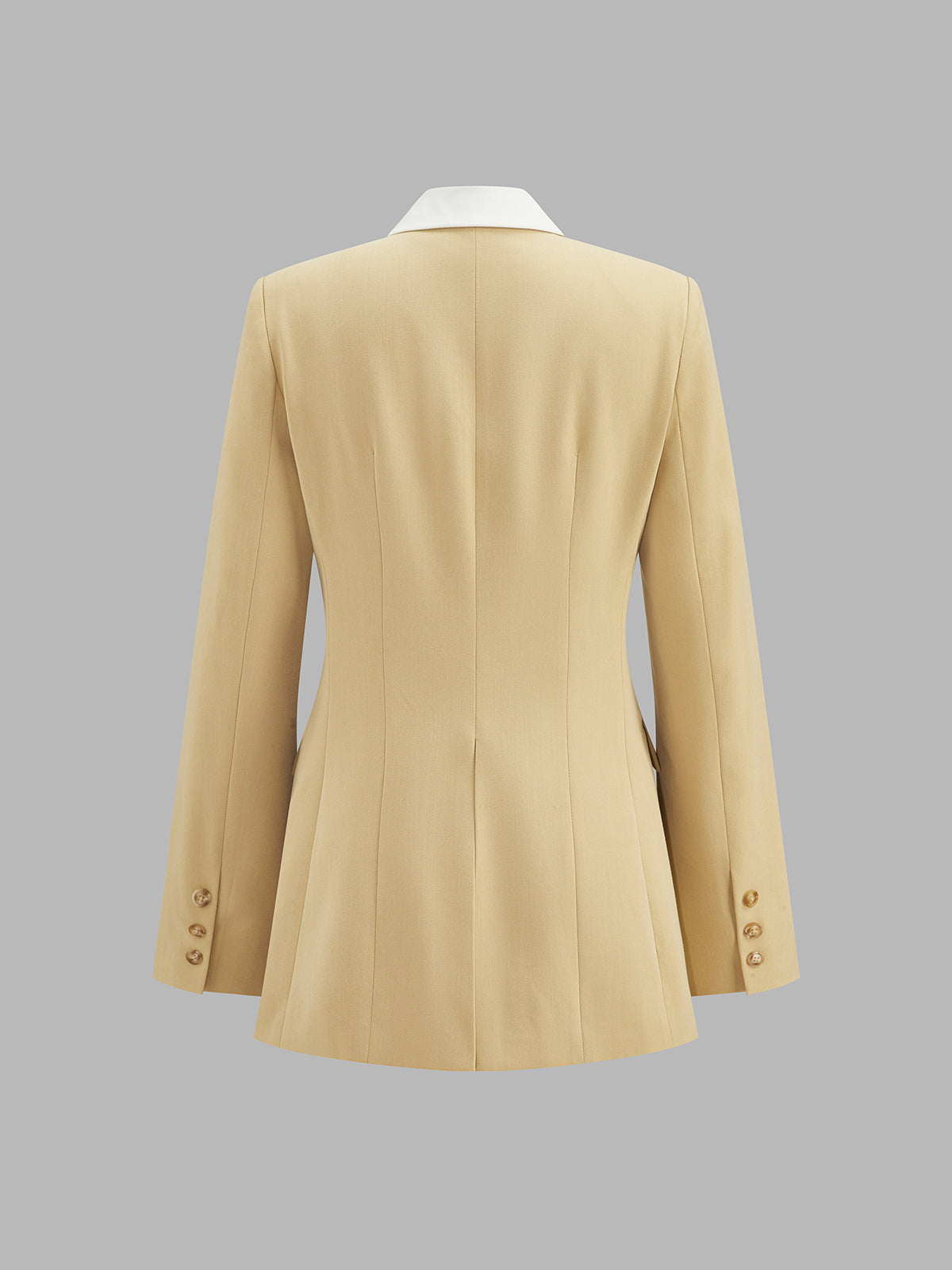 Contraste Lapel Tailored Blazer