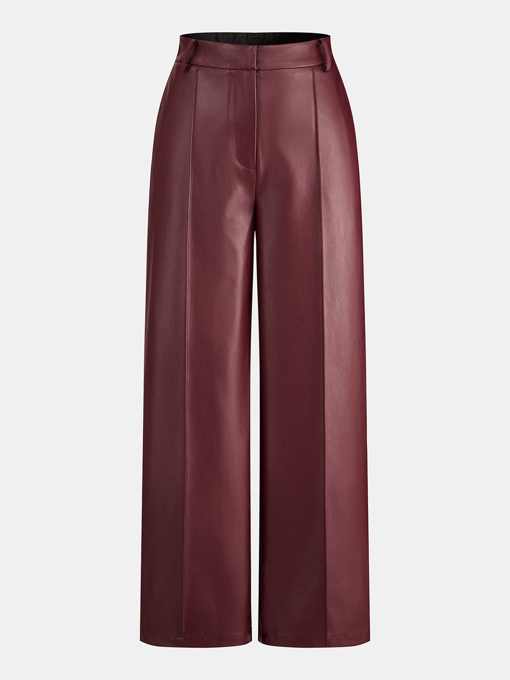 Efecto Piel Dos Piezas Pantalón Set