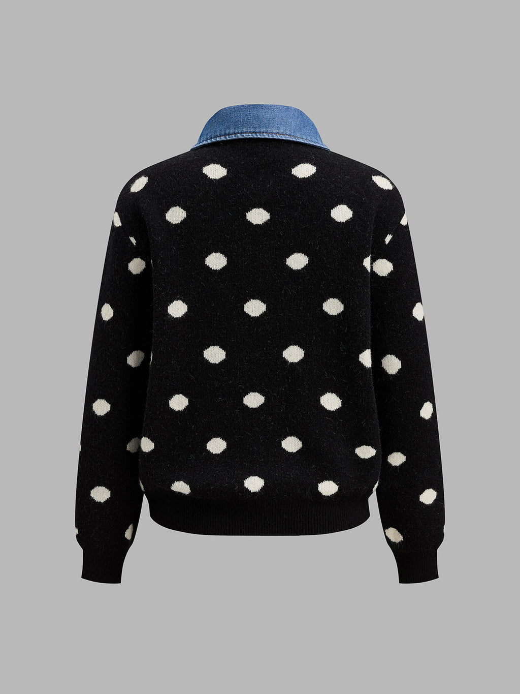 Jersey Denim de Lunares