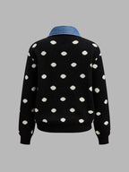 Jersey Denim de Lunares
