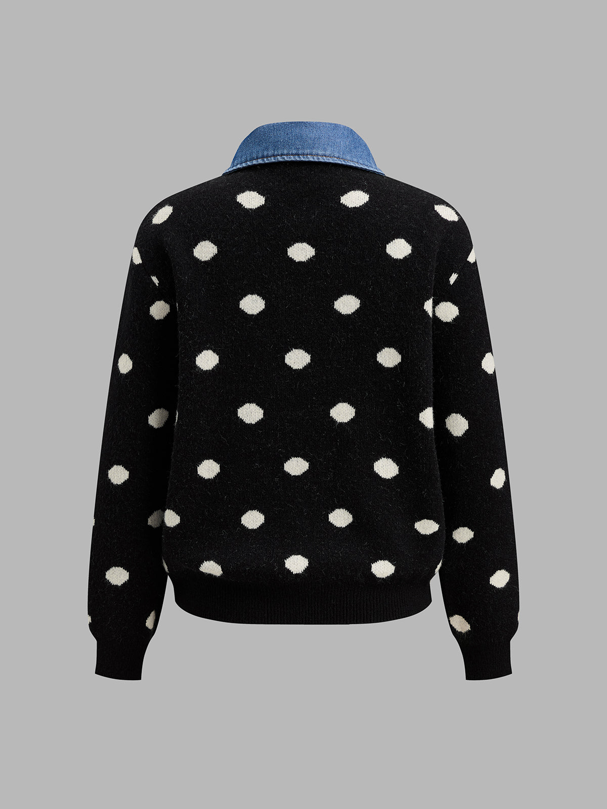 Jersey Denim de Lunares