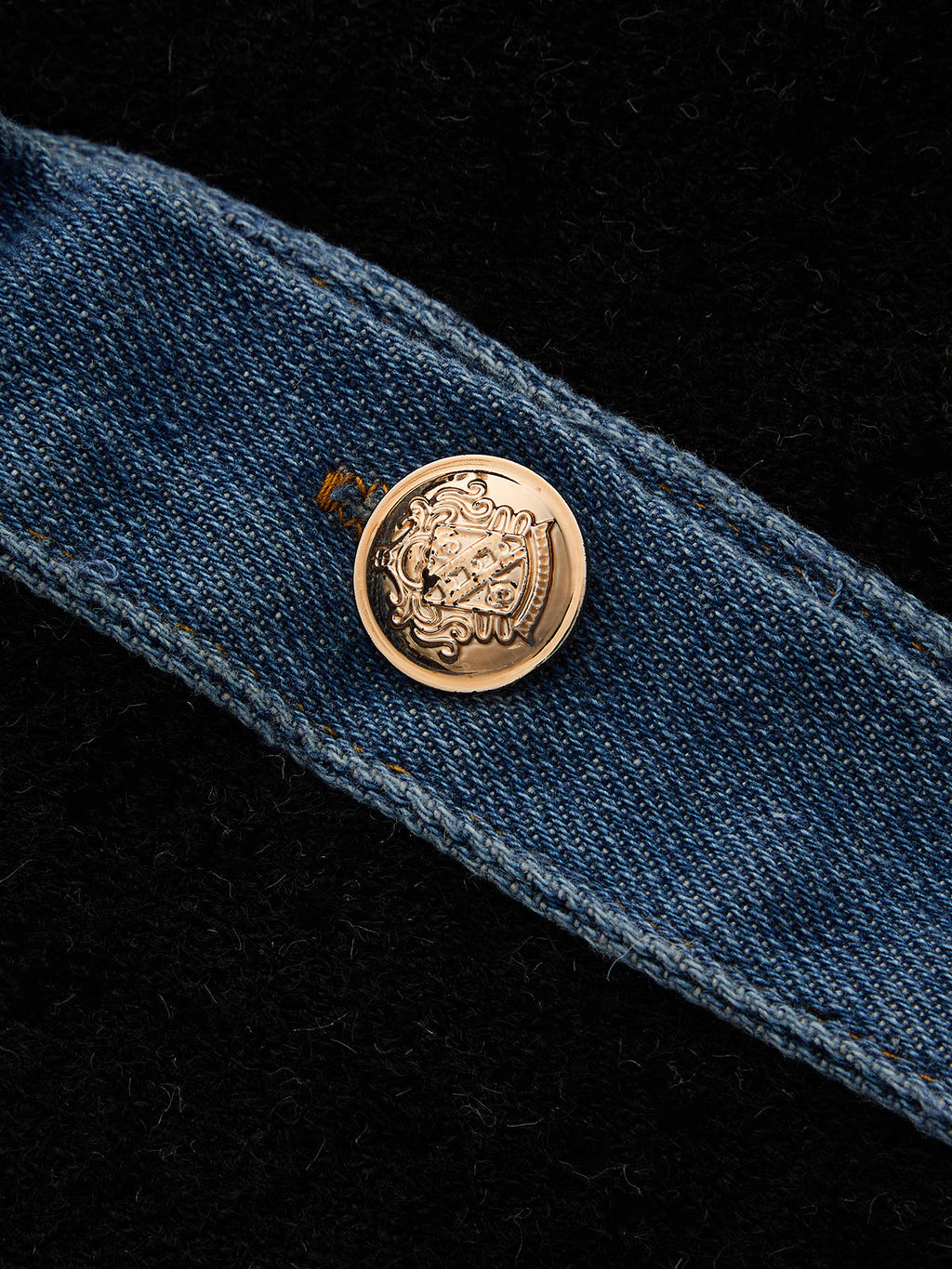Jersey Denim de Lunares