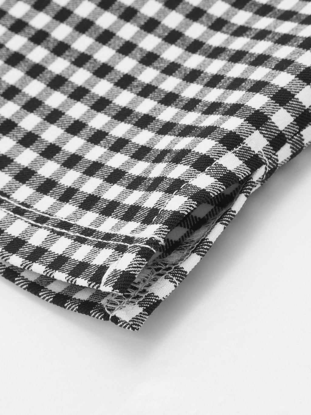 Gingham Split bajo Capri Pantalón