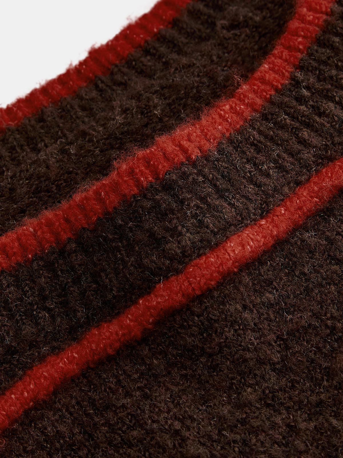 Contraste Stitch Cuello Redondo Punto jersey