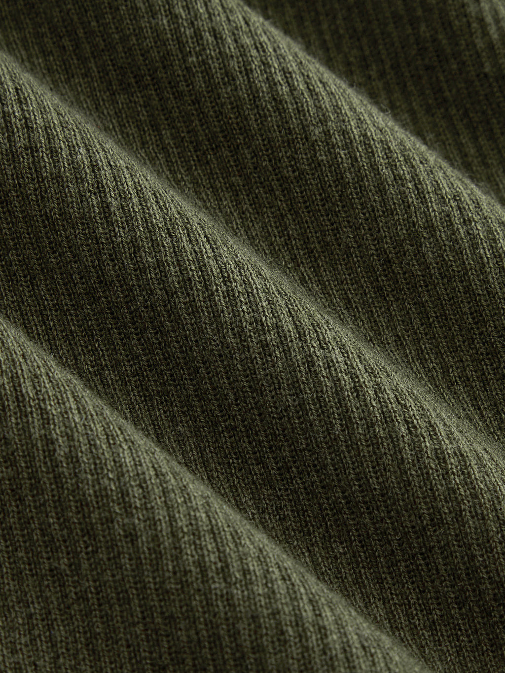Contraste cuello Ribbed Henley Top