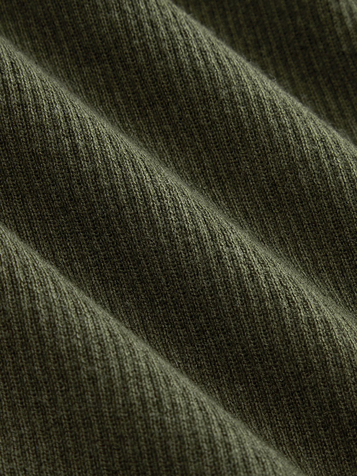 Contraste cuello Ribbed Henley Top
