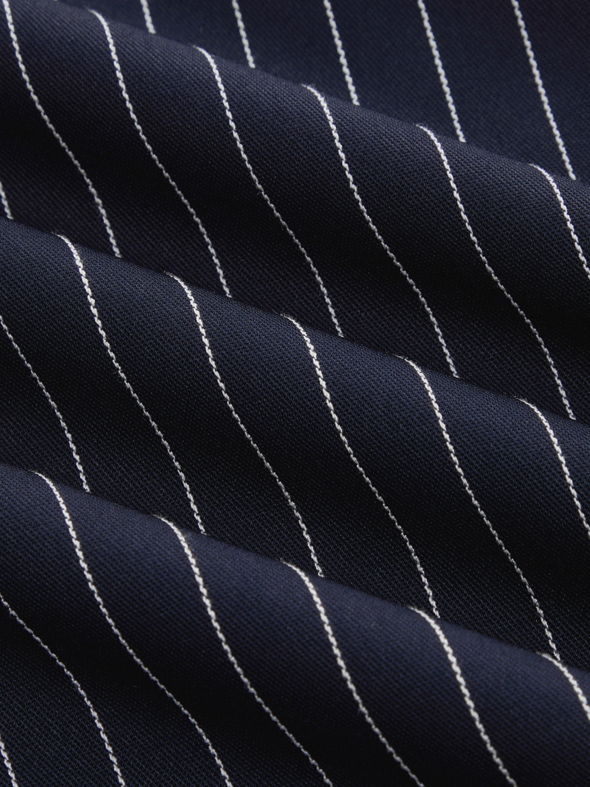 Pinstripe Lazo-Tie Blazer mini Falda Dos Piezas Set