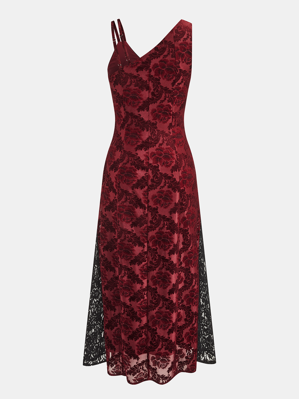 Vestido Maxi Floral Asimétrico