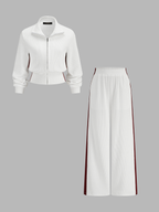 Contraste Side ribete Ribbed Set