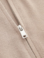 Balloon-manga Zip-Up Punto Co-ord Set