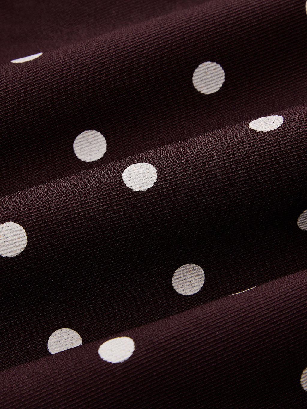 Polka-Dot Contraste-ribete Chaqueta mini Falda Set