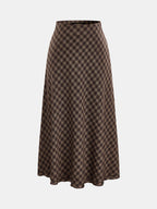 Cuadros Flowy midi Falda