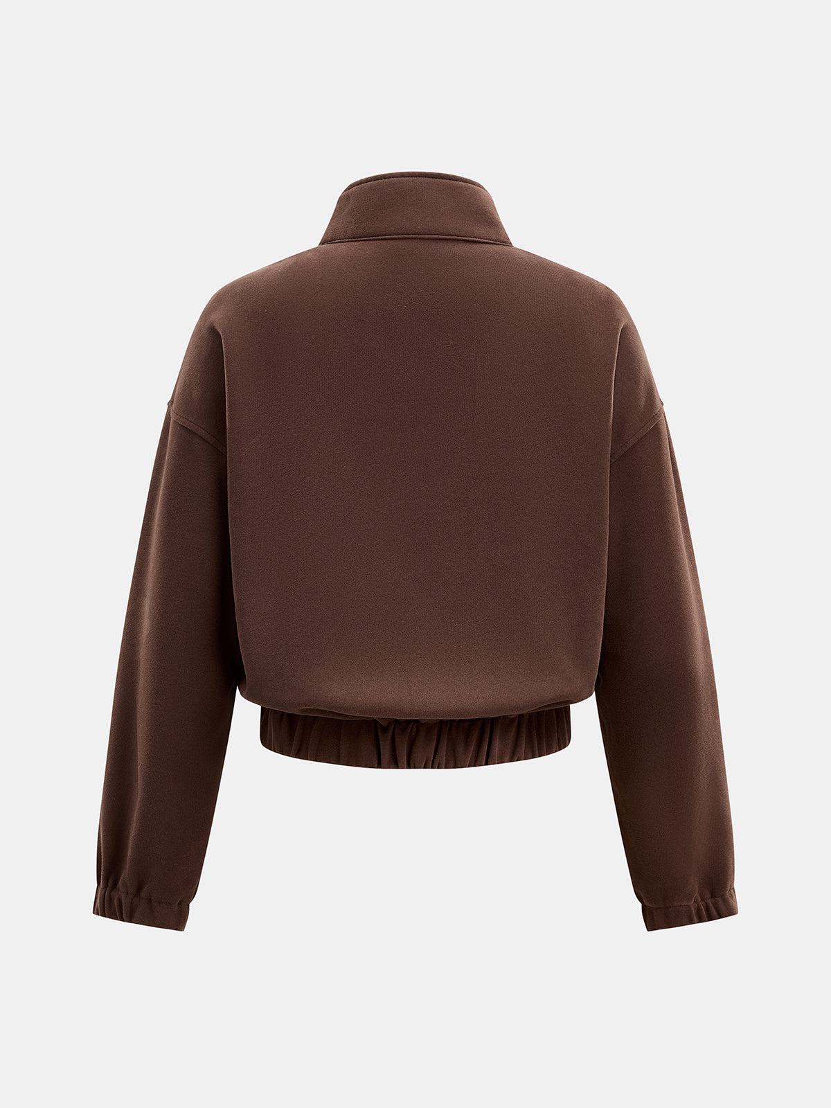 Zip-bajo Contraste Lining Co-ord Set