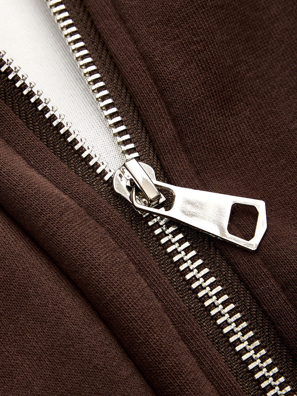 Zip-bajo Contraste Lining Co-ord Set