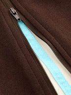 Zip-bajo Contraste Lining Co-ord Set